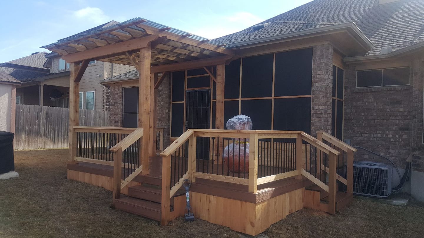 Custom Decks in Bulverde by Timeless Sunsets