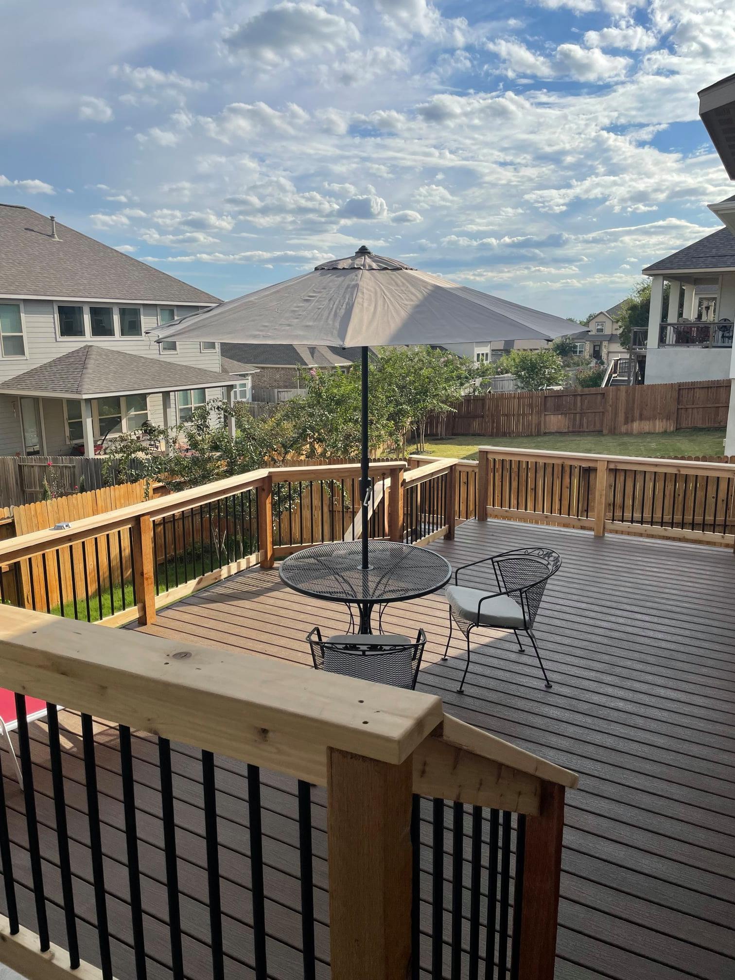 Composite Decking in Schertz by Timeless Sunsets